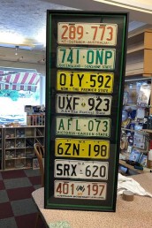 framed number plates