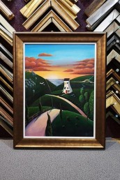 framed painting
