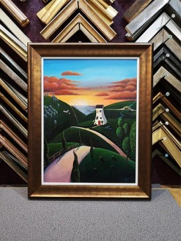 framed painting